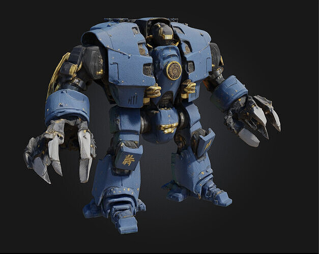 Mech Warrior Guardian 3D model
