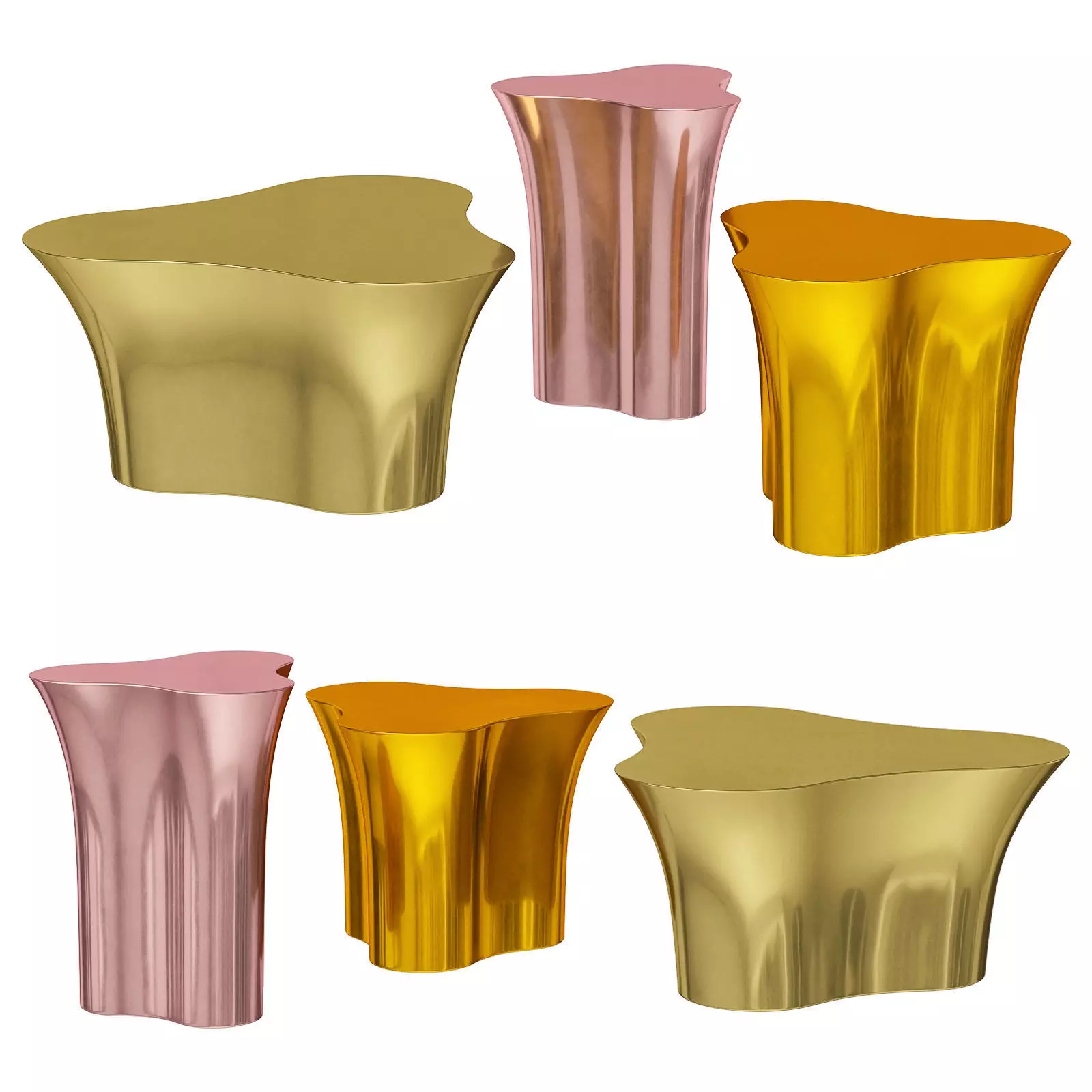 Roche Bobois Triolet tables 3D model_0