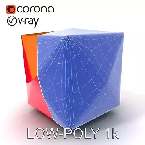 Geometric Origami Cube Model Pack