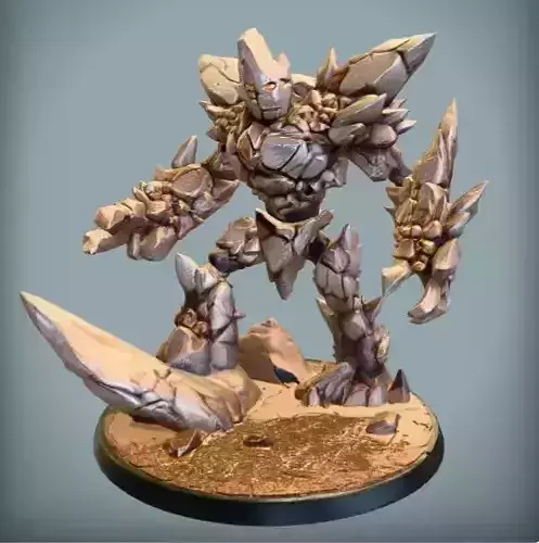 Cute orange robot with big eyes