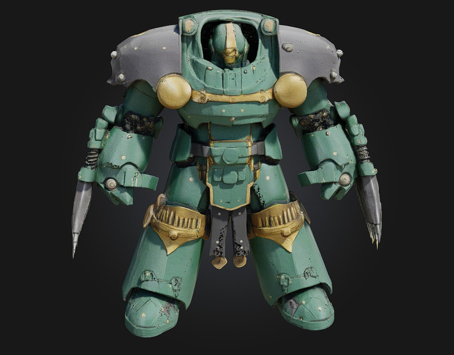 Combat Robot 3D Model 3D model_2