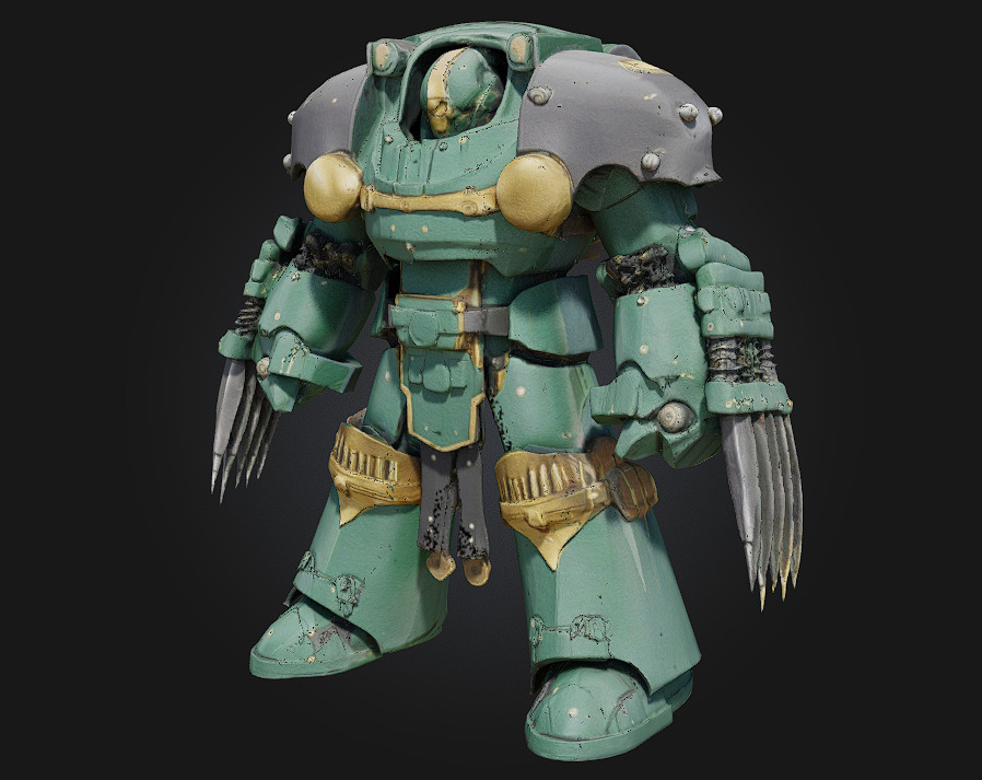 Combat Robot 3D Model 3D model_1