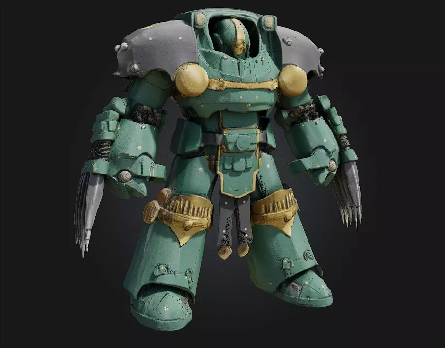 Combat Robot 3D Model 3D model_0