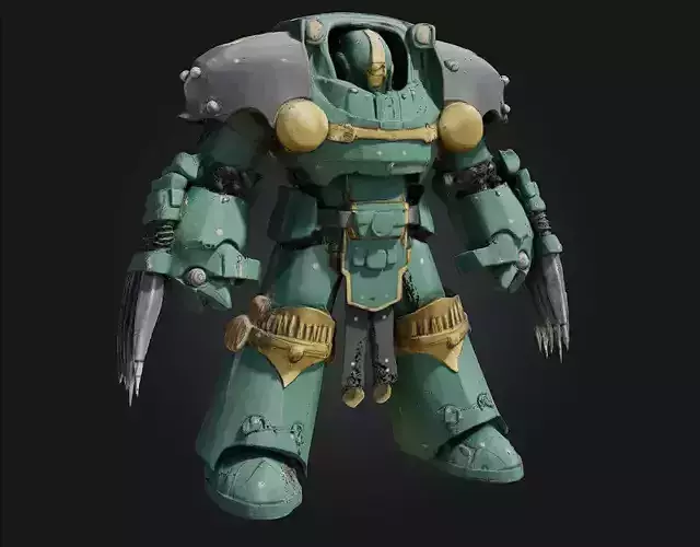 Combat Robot 3D Model