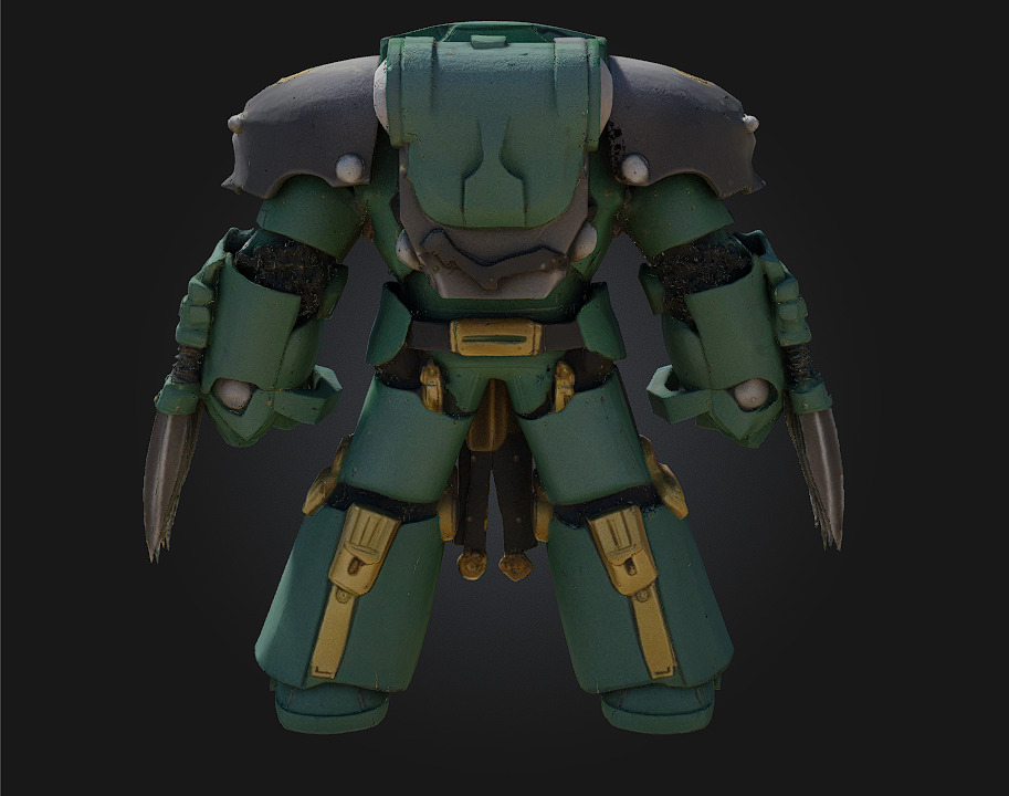 Combat Robot 3D Model 3D model_3