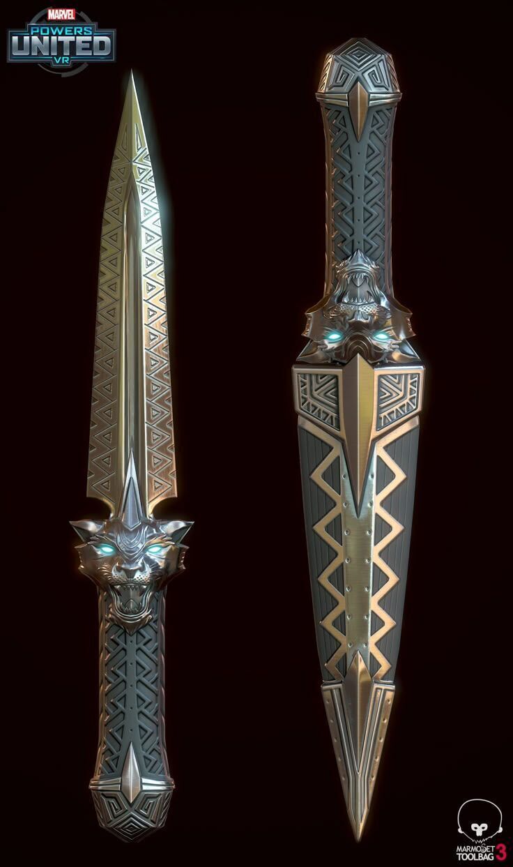 Regal Blades- A Curated Dagger Collection Low-poly 3D model_8