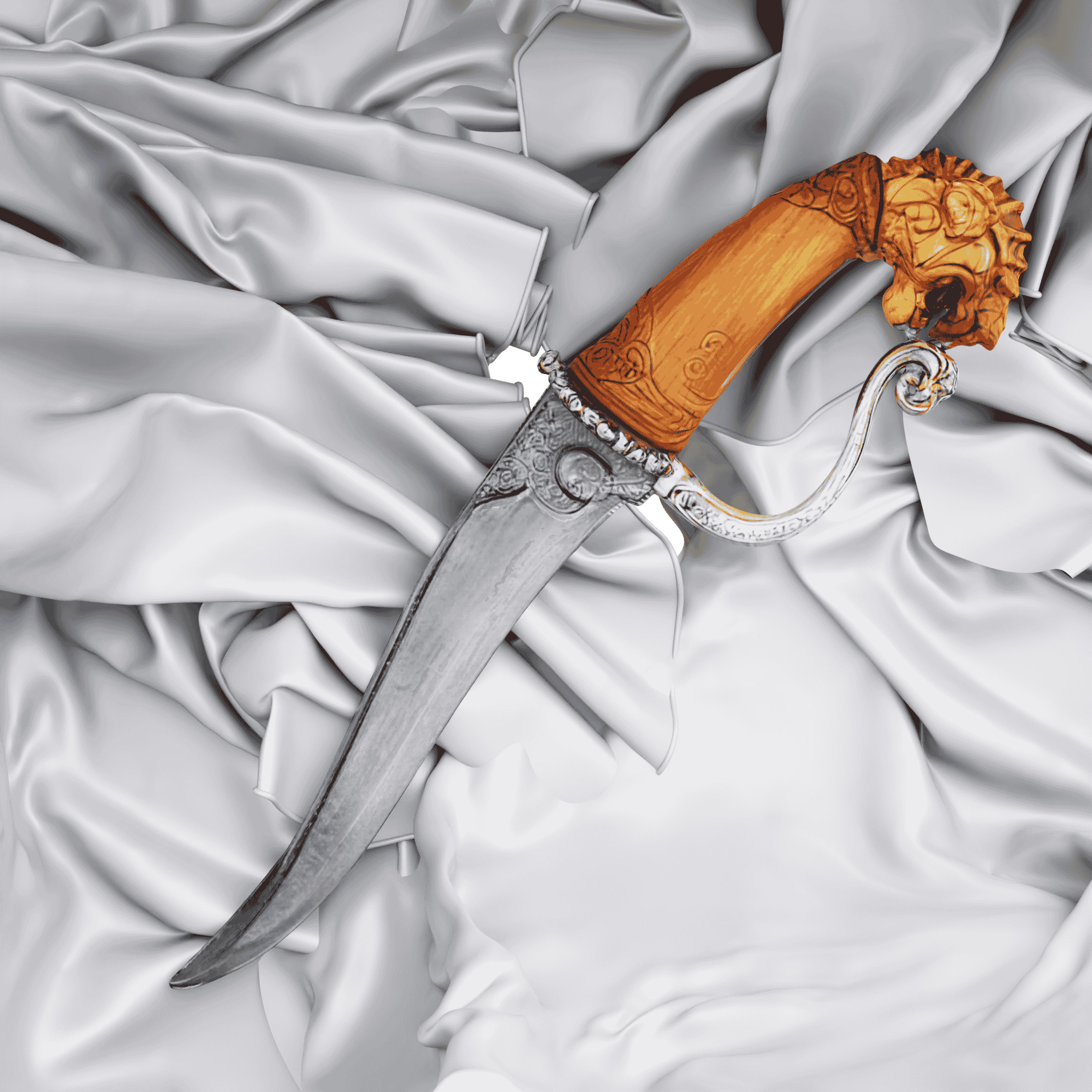 Regal Blades- A Curated Dagger Collection Low-poly 3D model_3