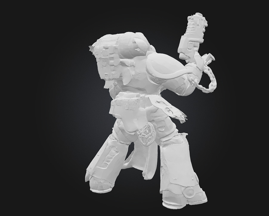 Warrior Sentinel Battle-Hardened Heroic 3D Model 3D print model_6