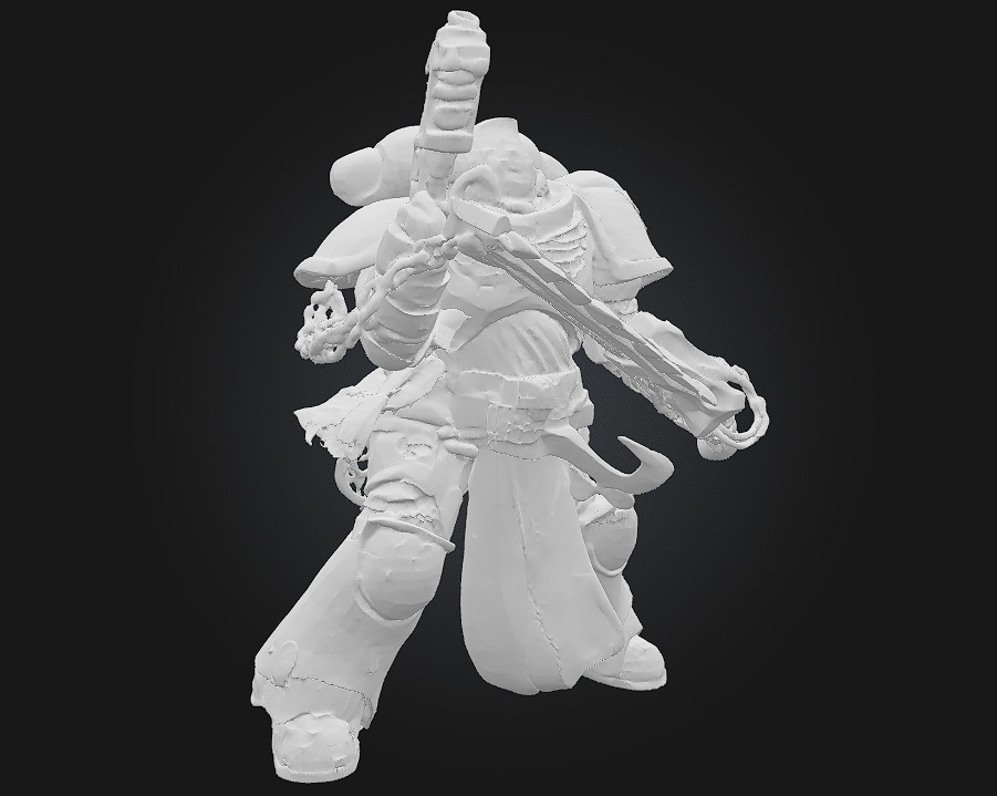 Warrior Sentinel Battle-Hardened Heroic 3D Model 3D print model_5