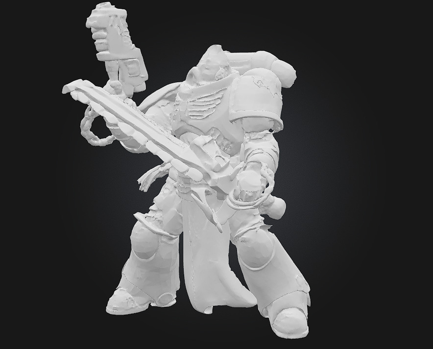 Warrior Sentinel Battle-Hardened Heroic 3D Model 3D print model_4