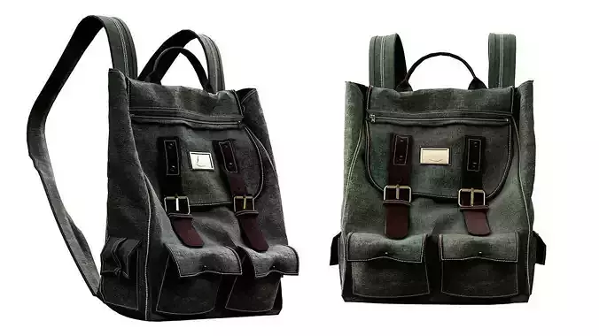  Canvas Backpack 01