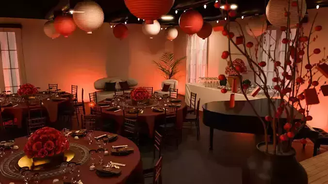 Chinese Restaurant 3D model
