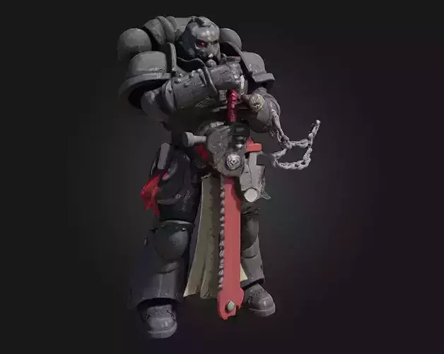  Warrior of the Void  Interdimensional Guardian 3D Model 3D print model