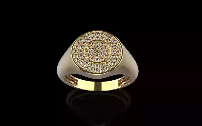 Signet ring model 1037 3D print model