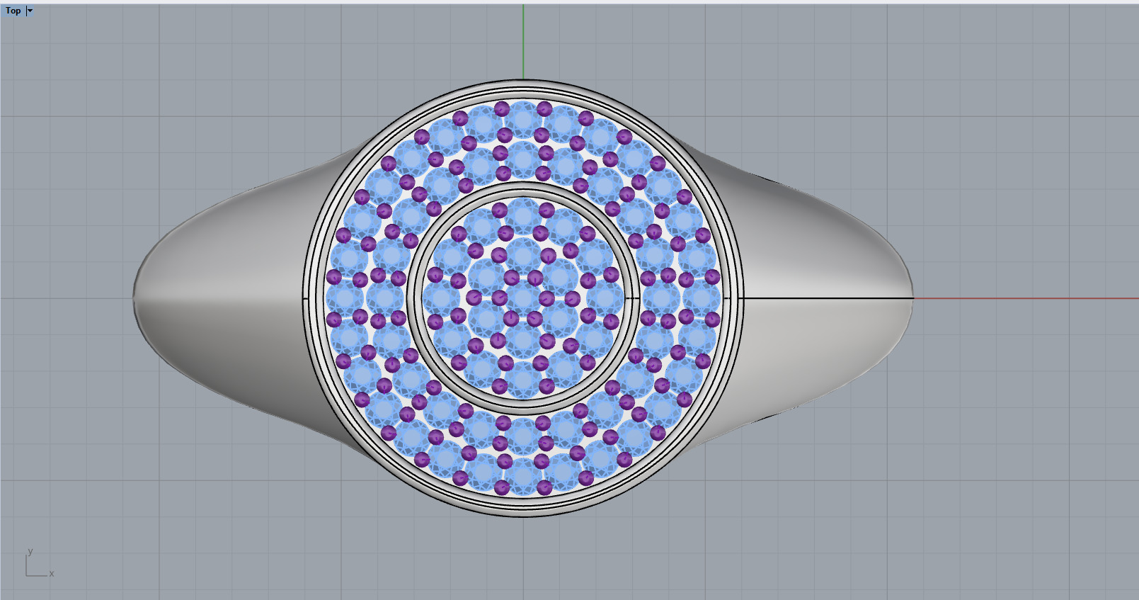 Signet ring model 1037 3D print model_6