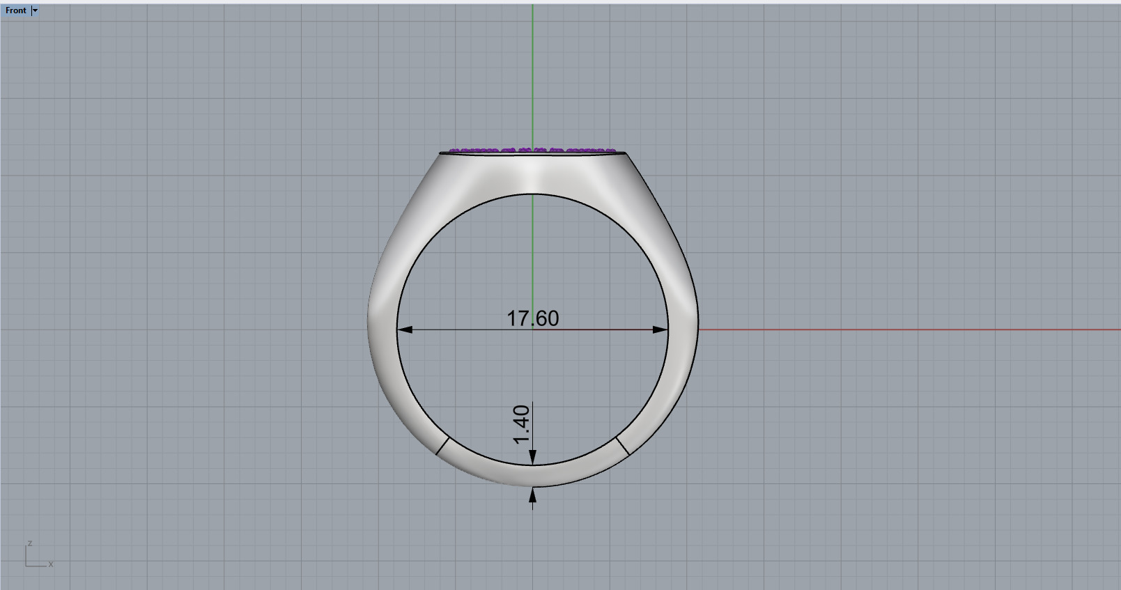 Signet ring model 1037 3D print model_7