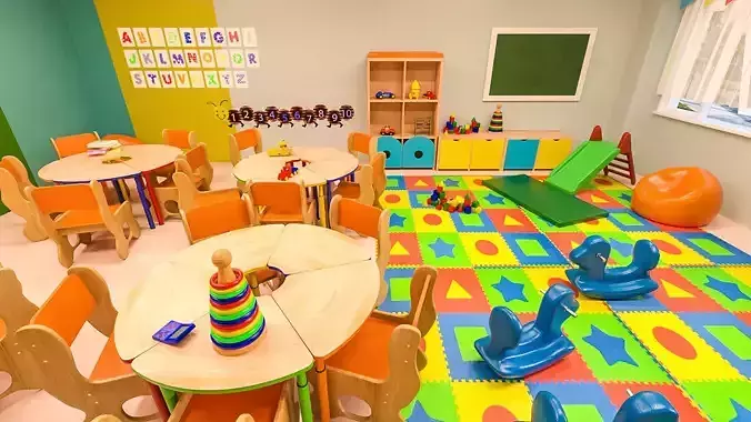 Daycare Room 3D model