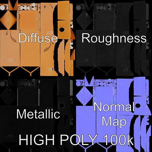 Cardboard Milk Carton Model Pack Low-poly 3D model 3