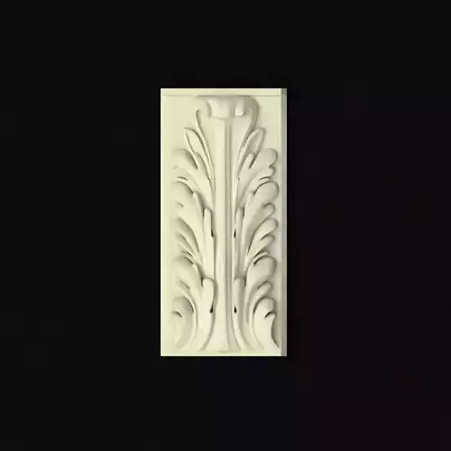 carved pilaster 3D model