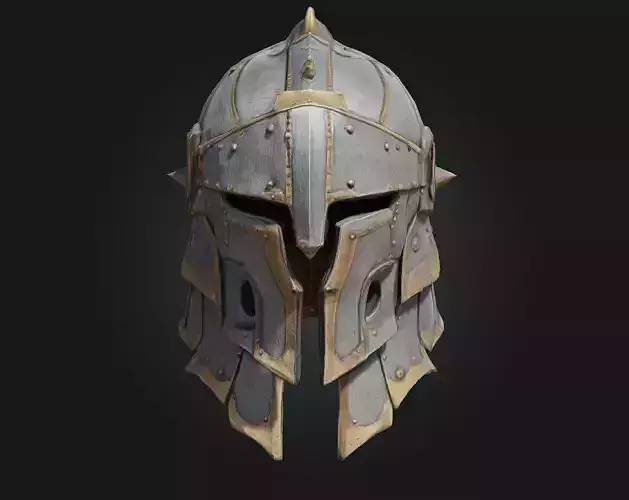 3D Model of a Mighty Protectors Helm