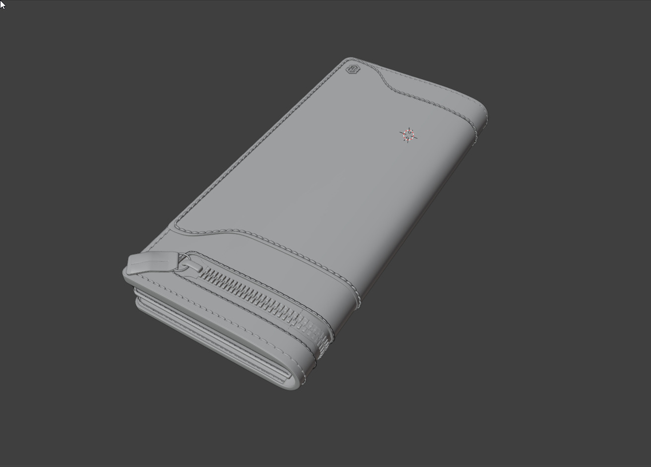 Modern High Quality Large Big Pocket Wallet 3D model_4