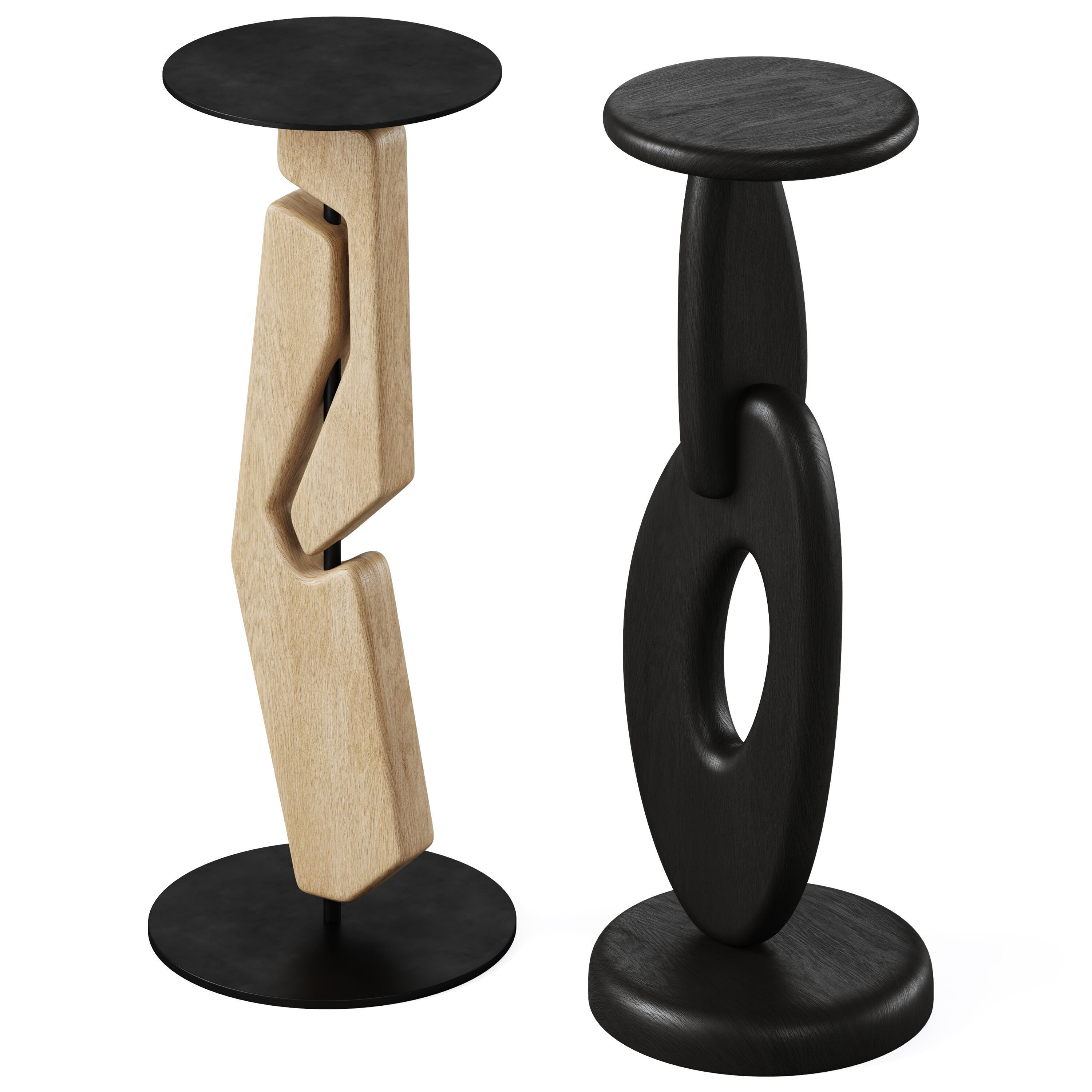 Tribe and Totem Drink Table by Burke Decor 3D model_4