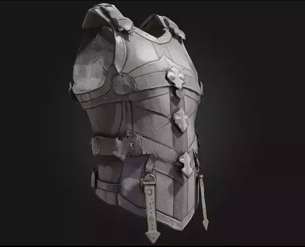 Armored Sentinel  3D Model of a Mighty Protector