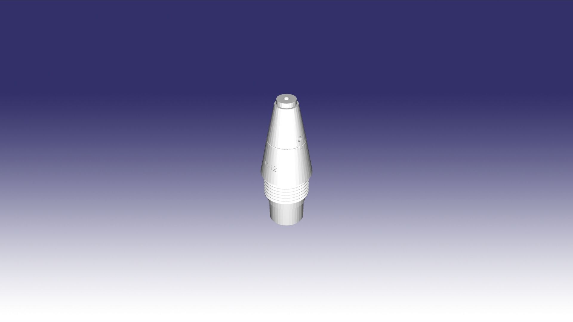 Model of the ZOF-49 high-explosive fragmentation projectile 3D print model_7