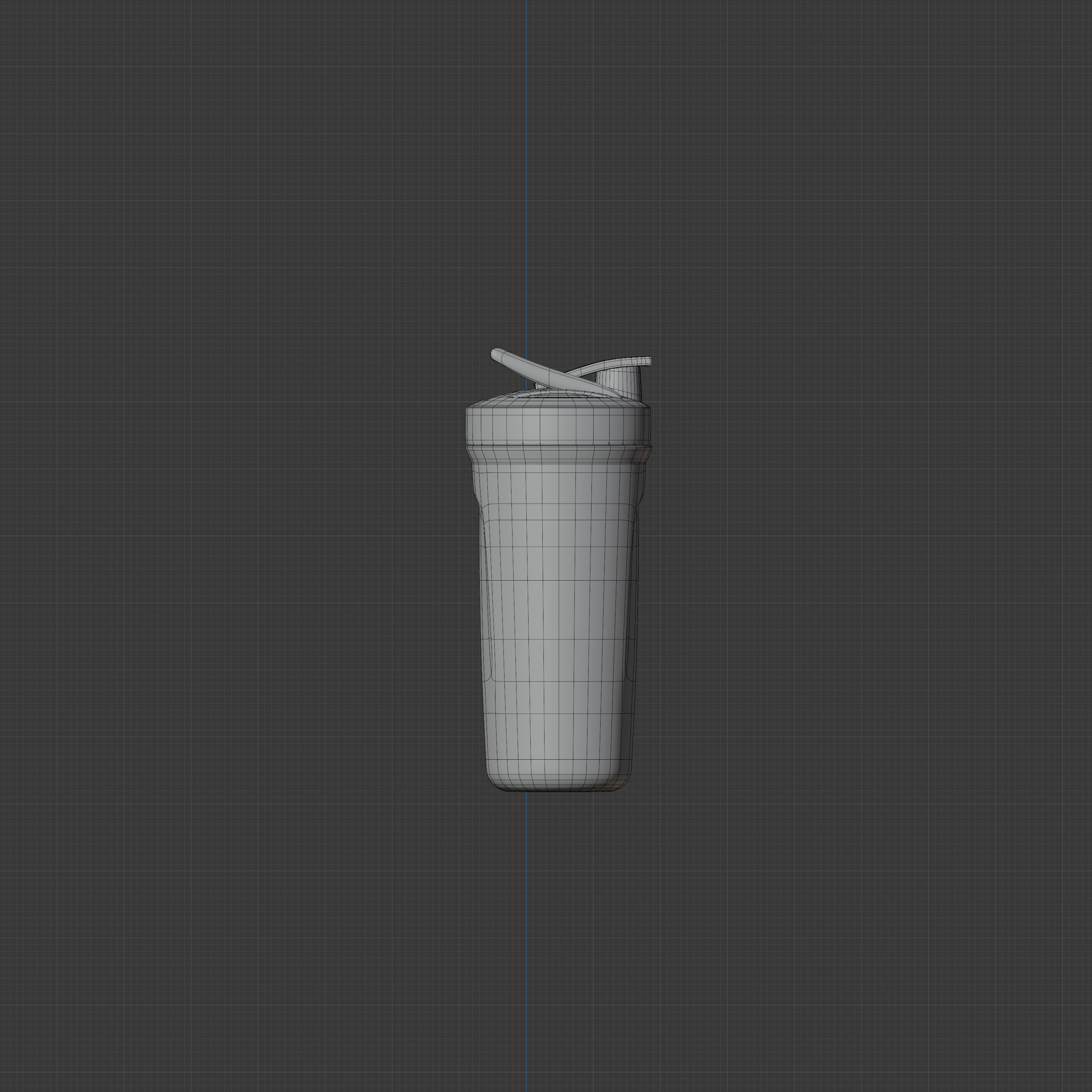 3D Sport Shaker Bottle Model 3D model_10