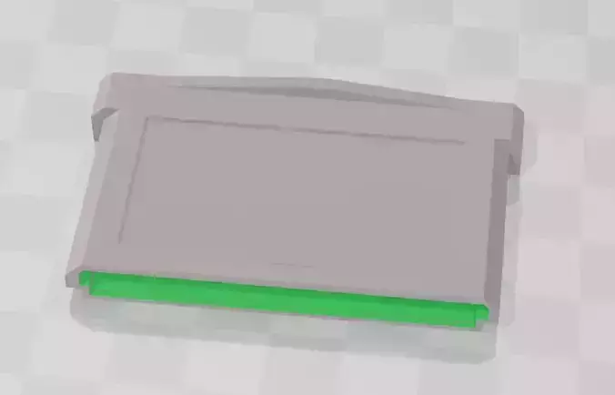 Dummy GBA cart 3D print model
