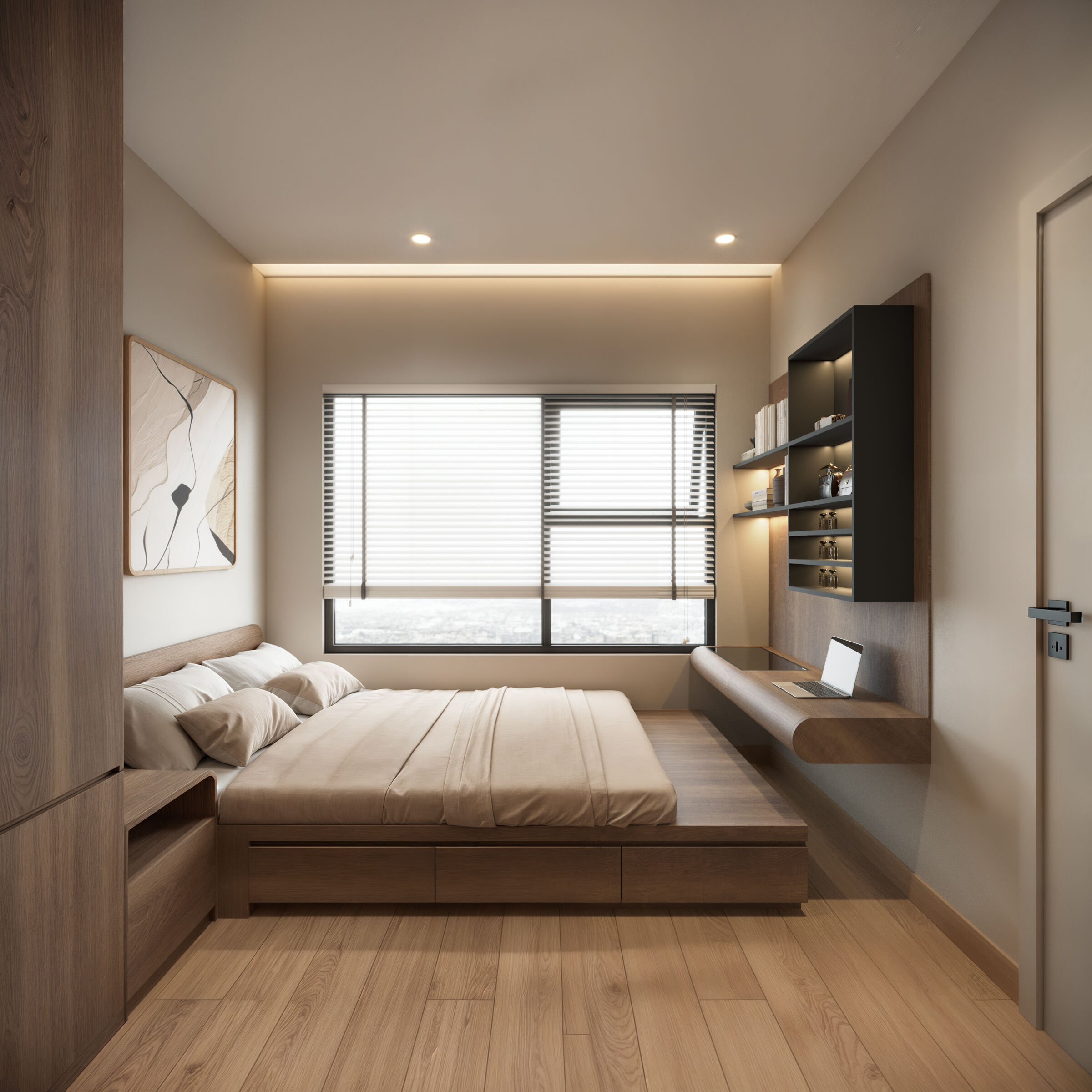 Modern Apartment Interior l No External Assets 3D model_12