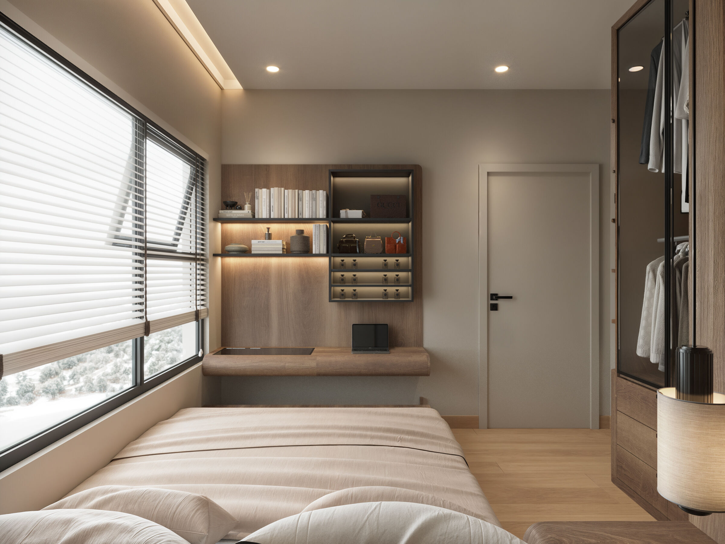 Modern Apartment Interior l No External Assets 3D model_11