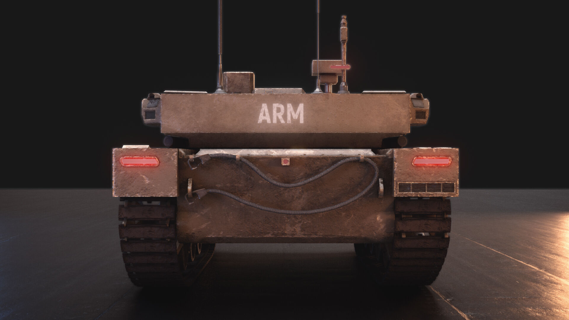 Drone Tank ARM TITAN X 3D model_8