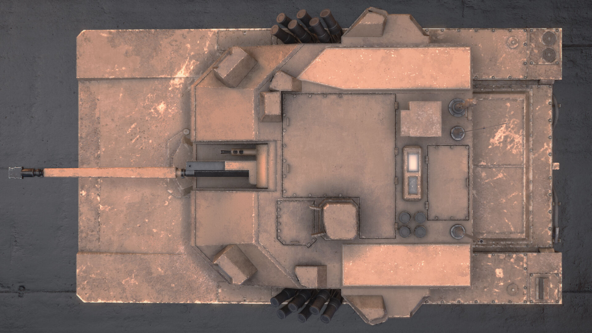 Drone Tank ARM TITAN X 3D model_7