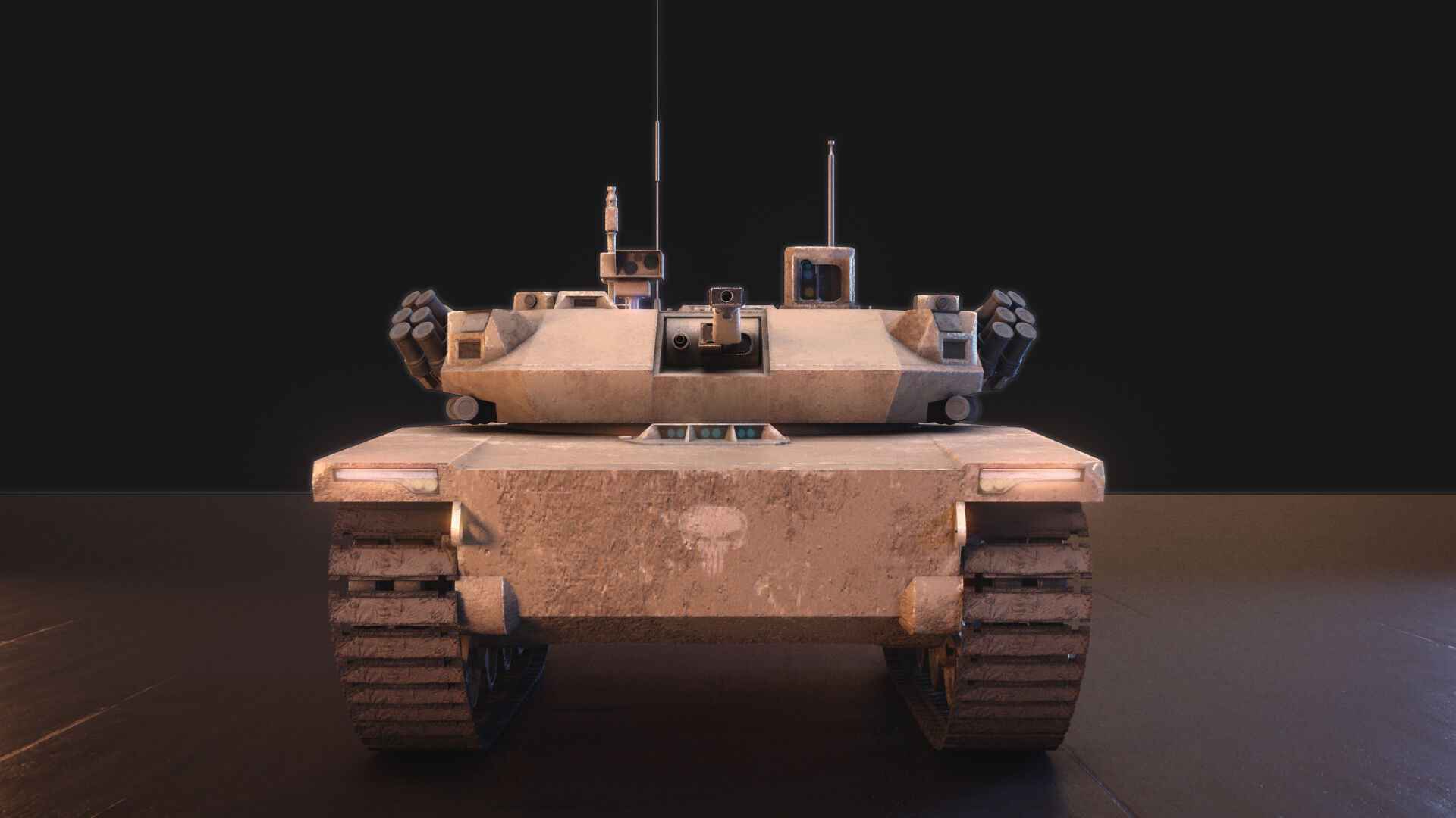Drone Tank ARM TITAN X 3D model_3
