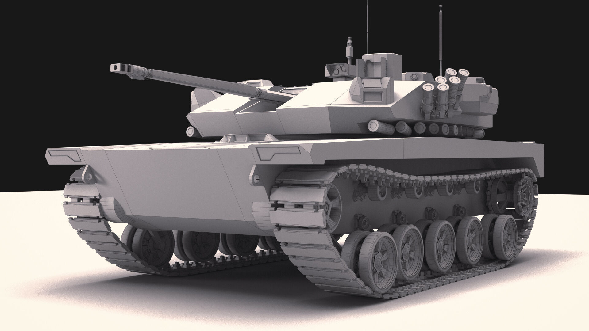 Drone Tank ARM TITAN X 3D model_11