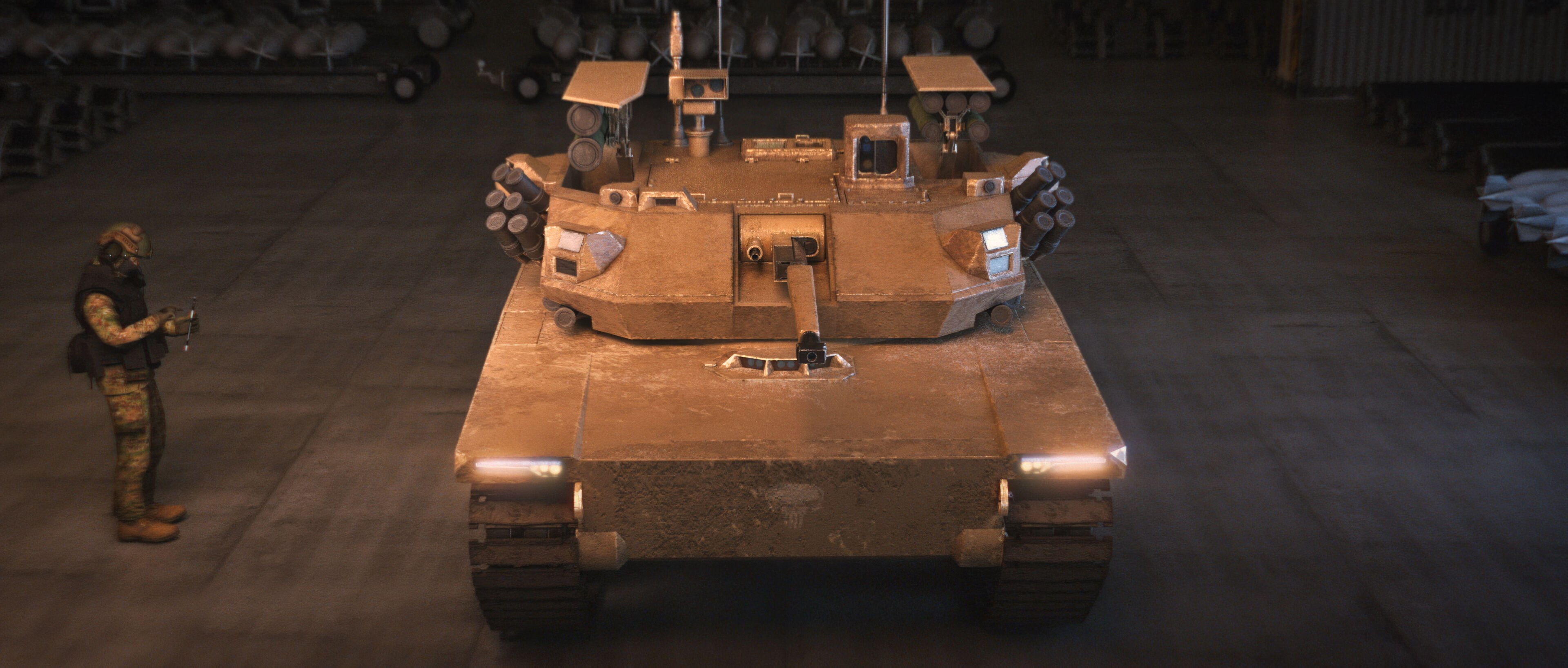 Drone Tank ARM TITAN X 3D model_6