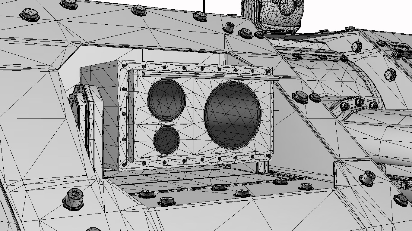veiculo de combate automatizado  Low-poly 3D model_24