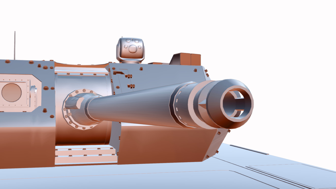 veiculo de combate automatizado  Low-poly 3D model_18