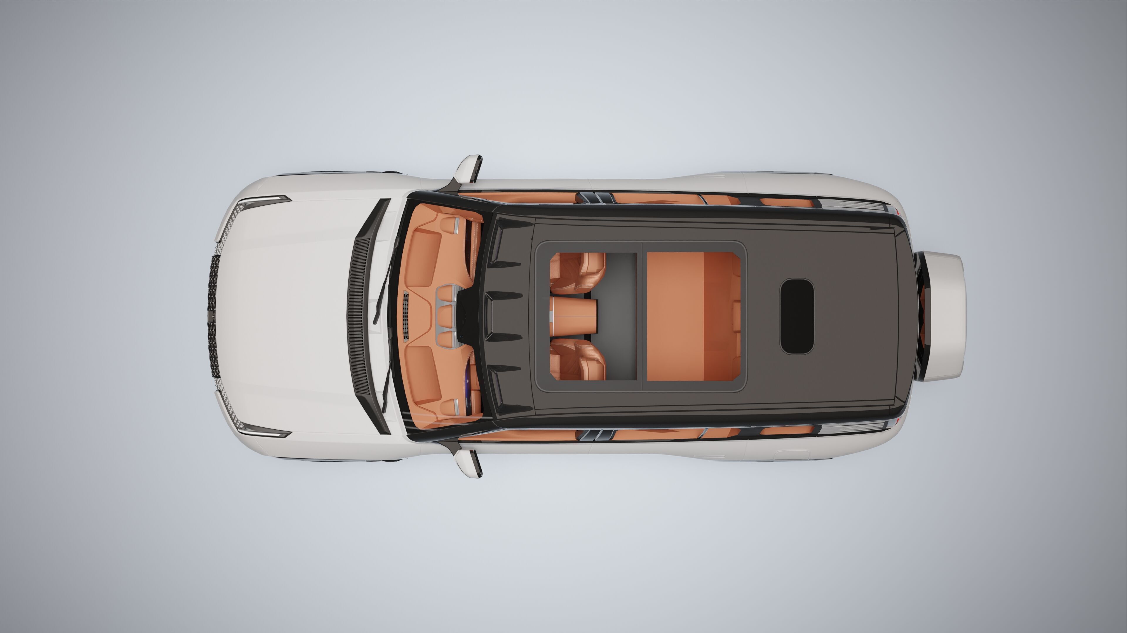 Yangwang U8 Low-poly 3D model_29