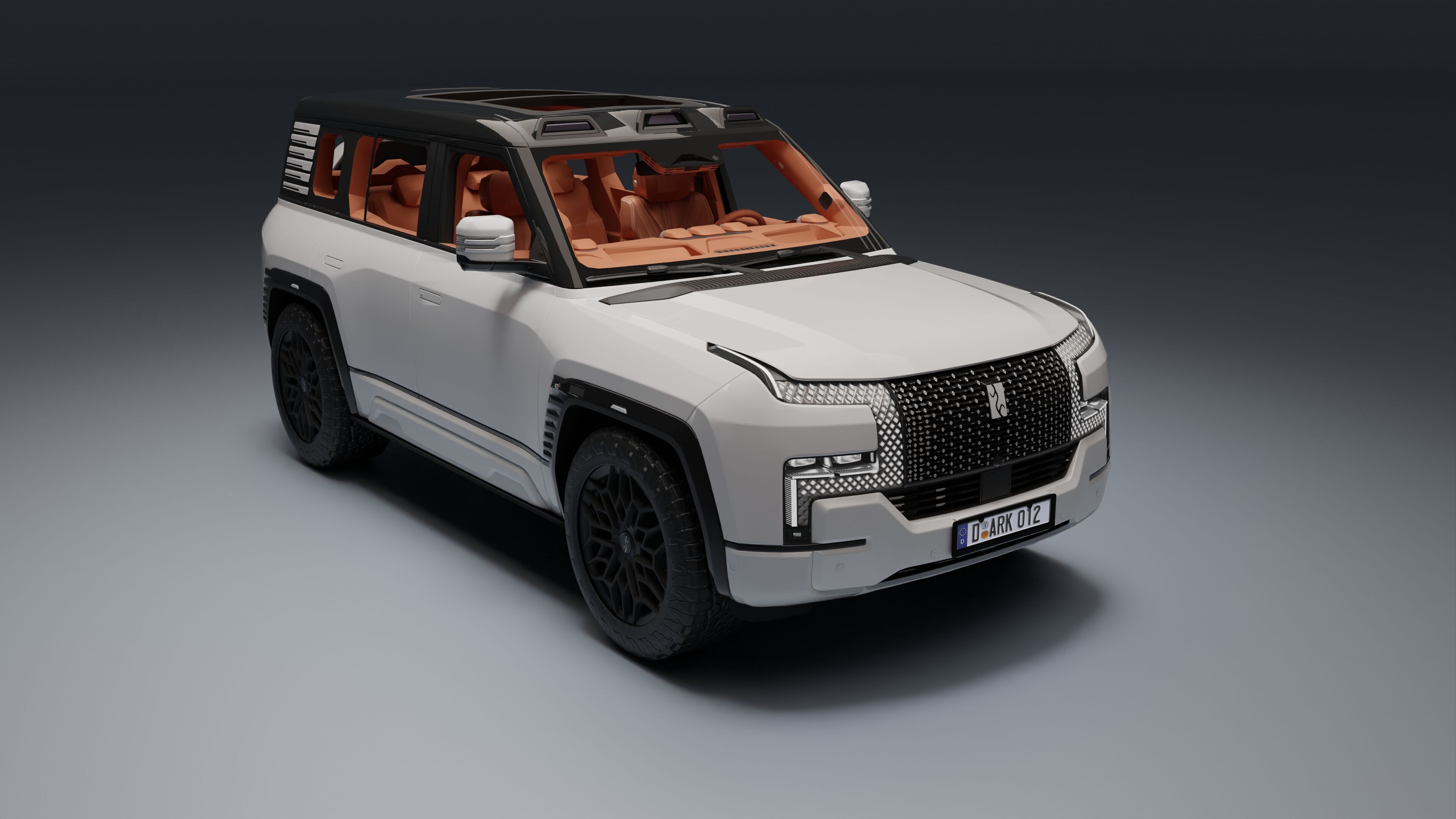 Yangwang U8 Low-poly 3D model_3