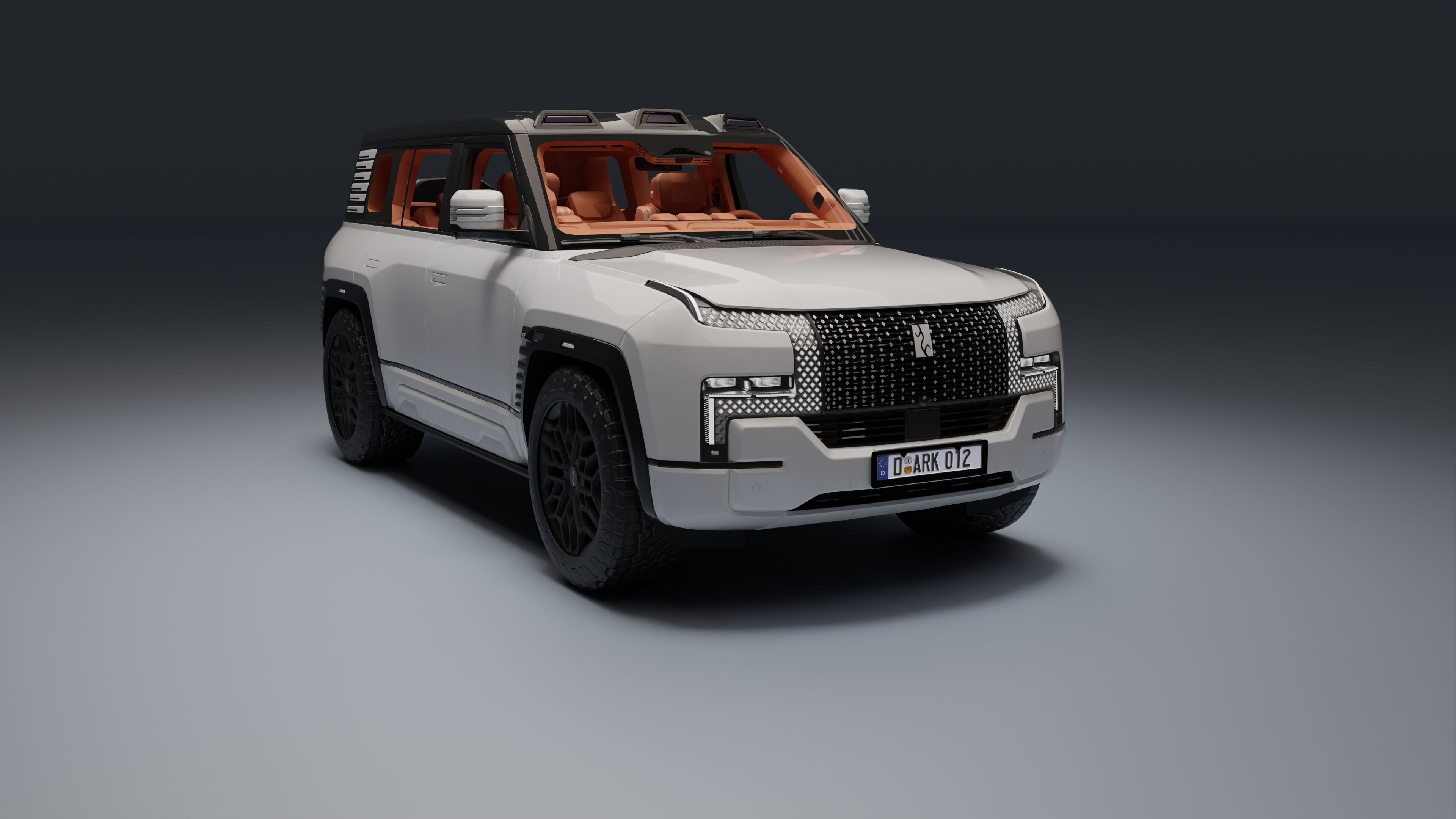 Yangwang U8 Low-poly 3D model_2