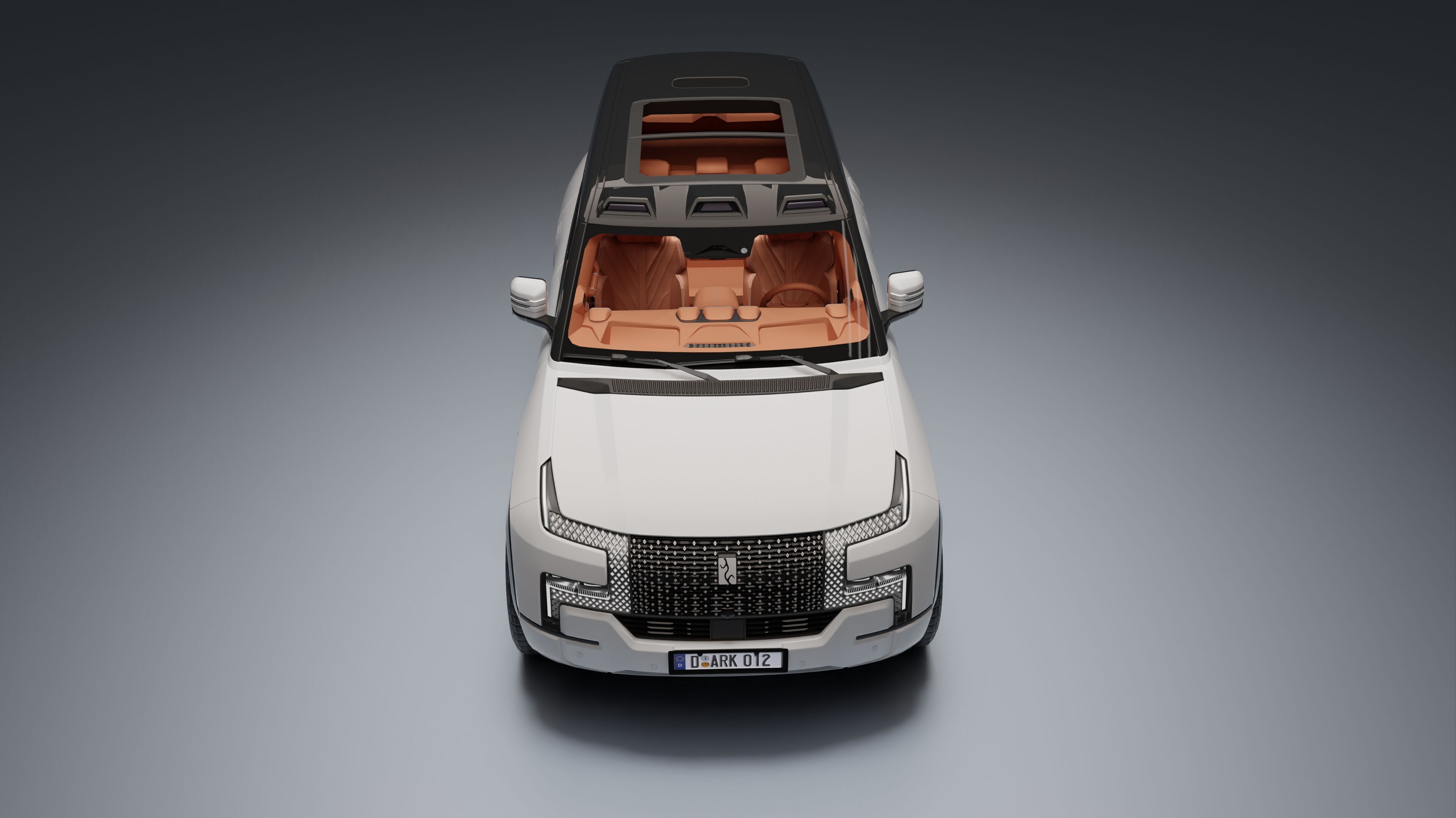 Yangwang U8 Low-poly 3D model_14