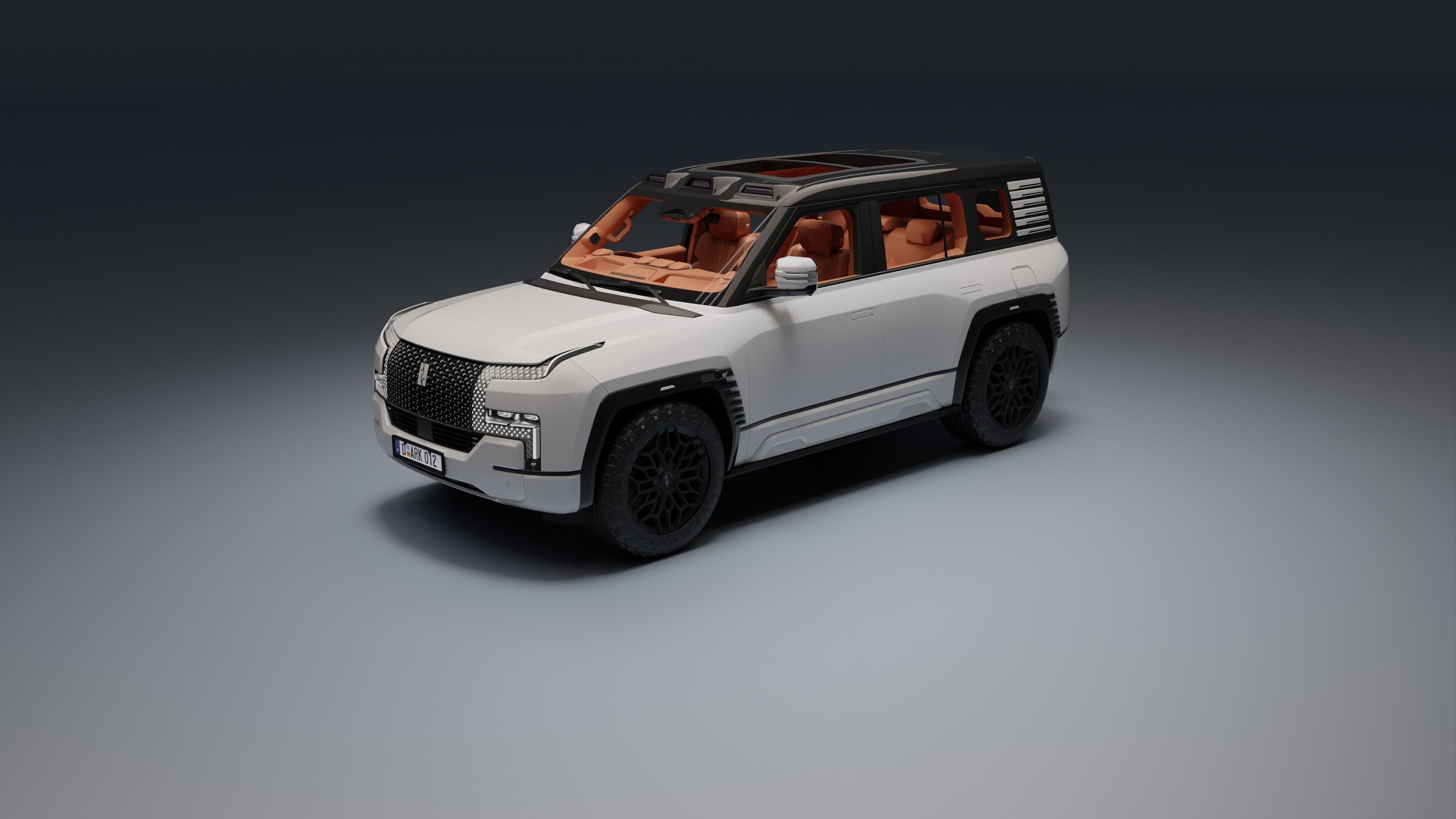 Yangwang U8 Low-poly 3D model_16