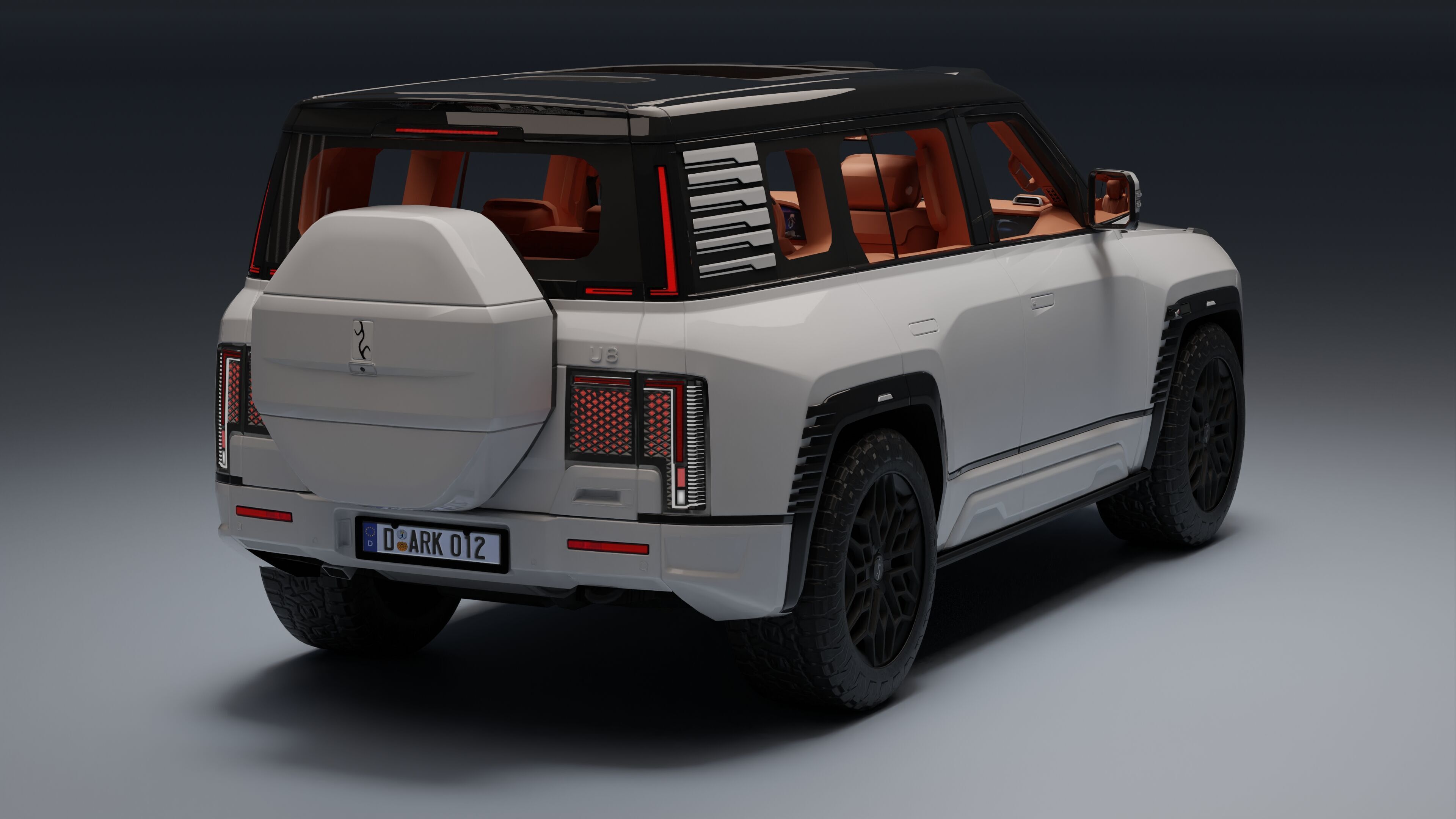 Yangwang U8 Low-poly 3D model_27