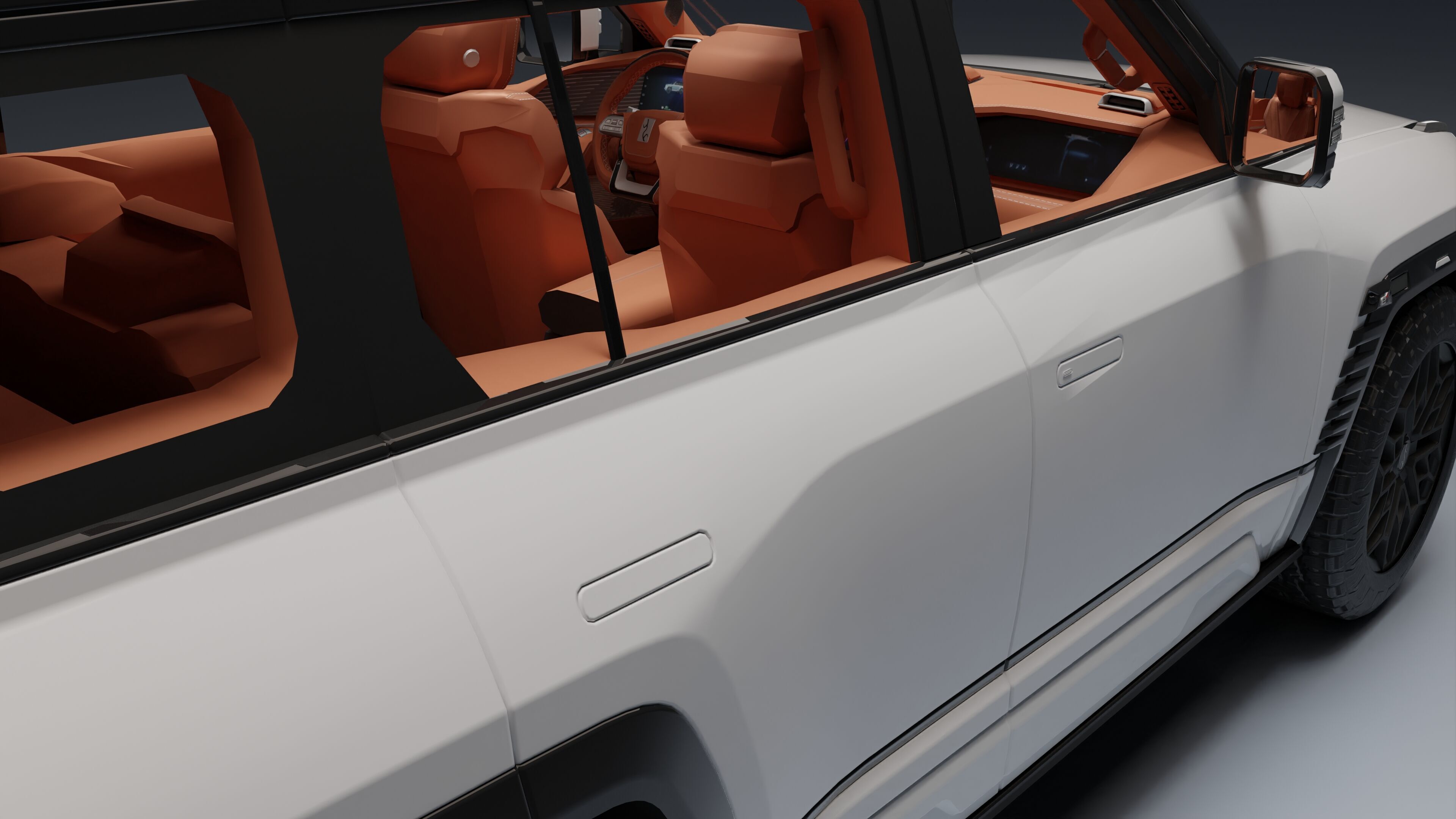 Yangwang U8 Low-poly 3D model_25