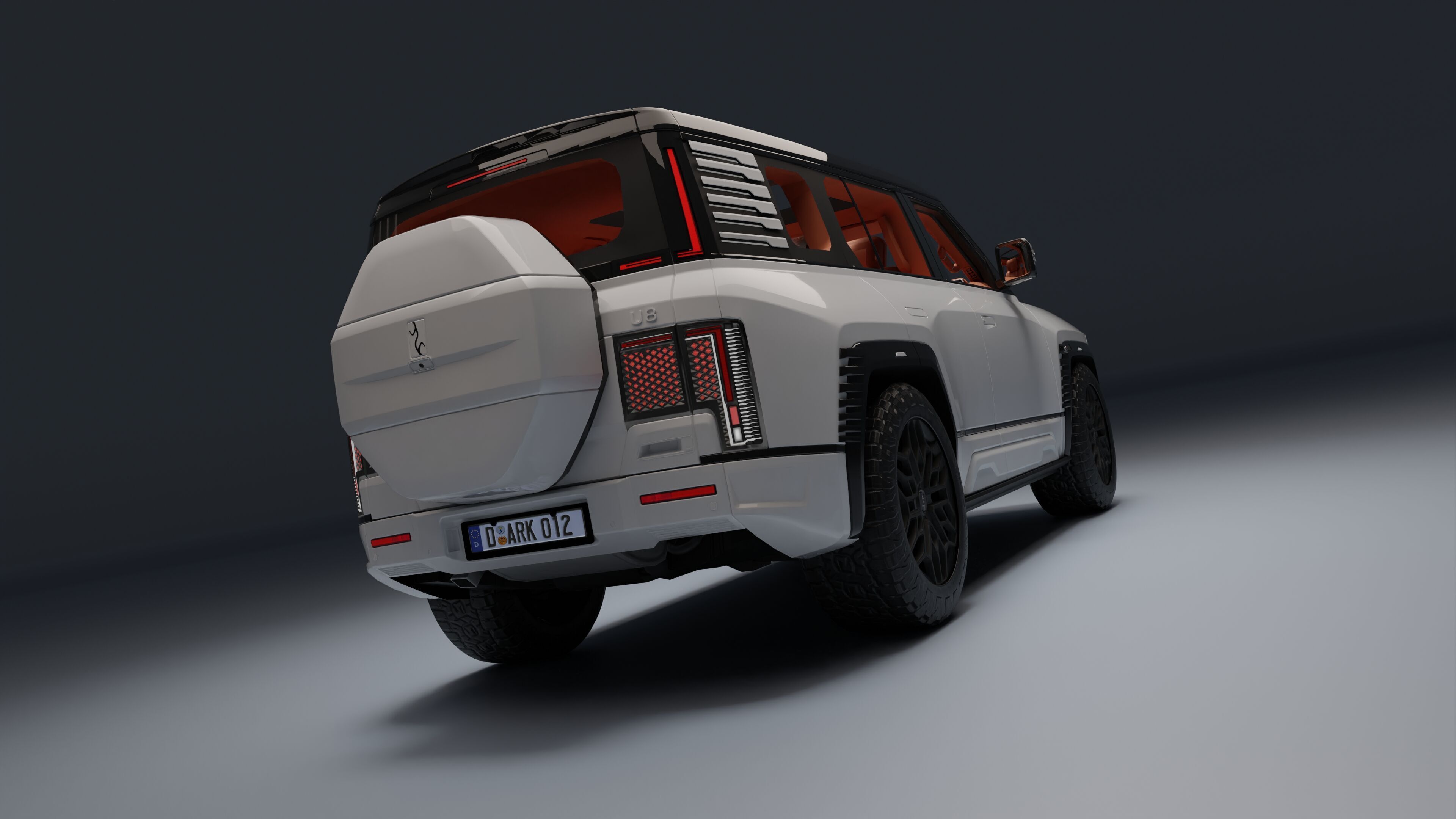 Yangwang U8 Low-poly 3D model_8