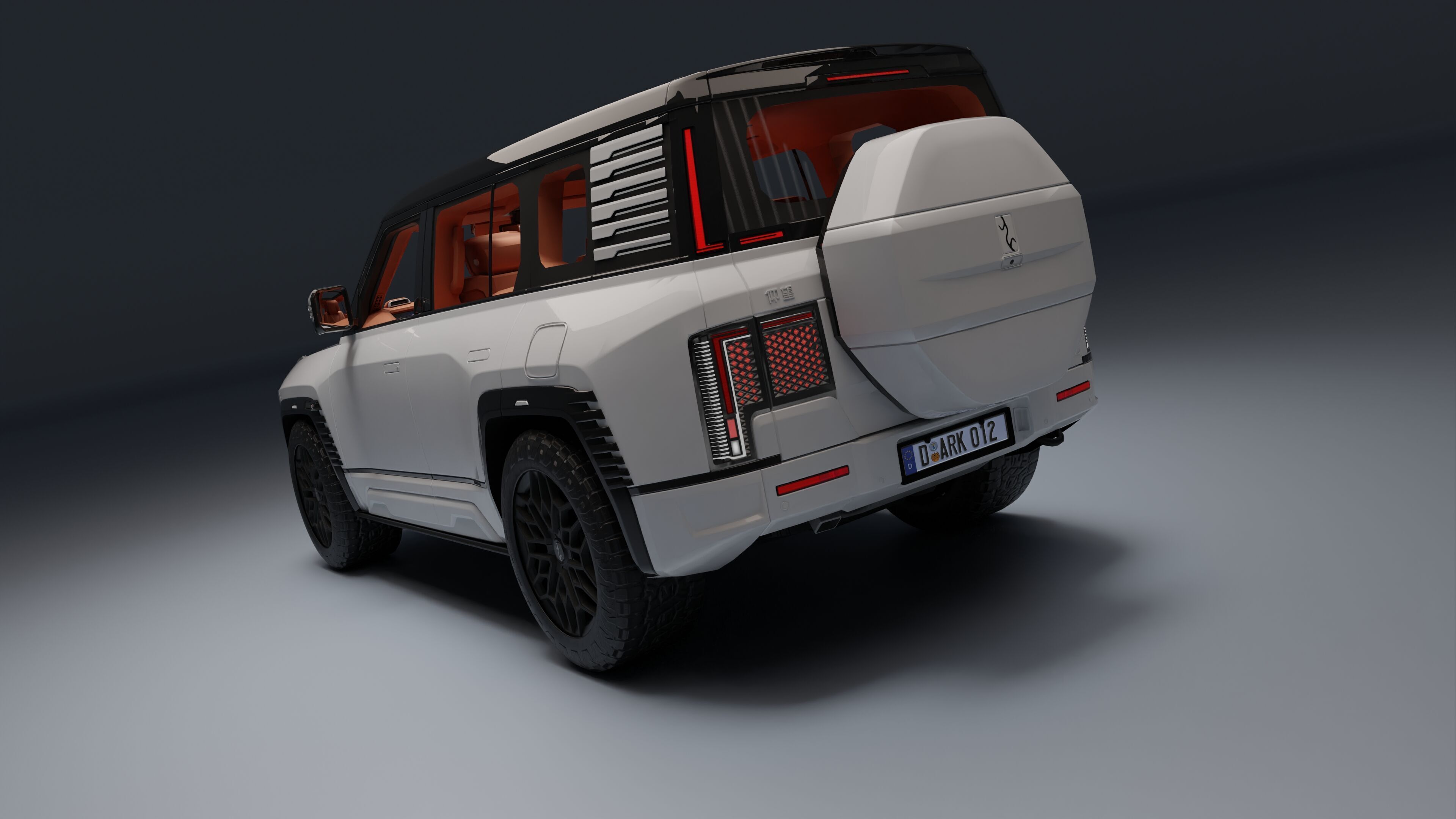 Yangwang U8 Low-poly 3D model_28