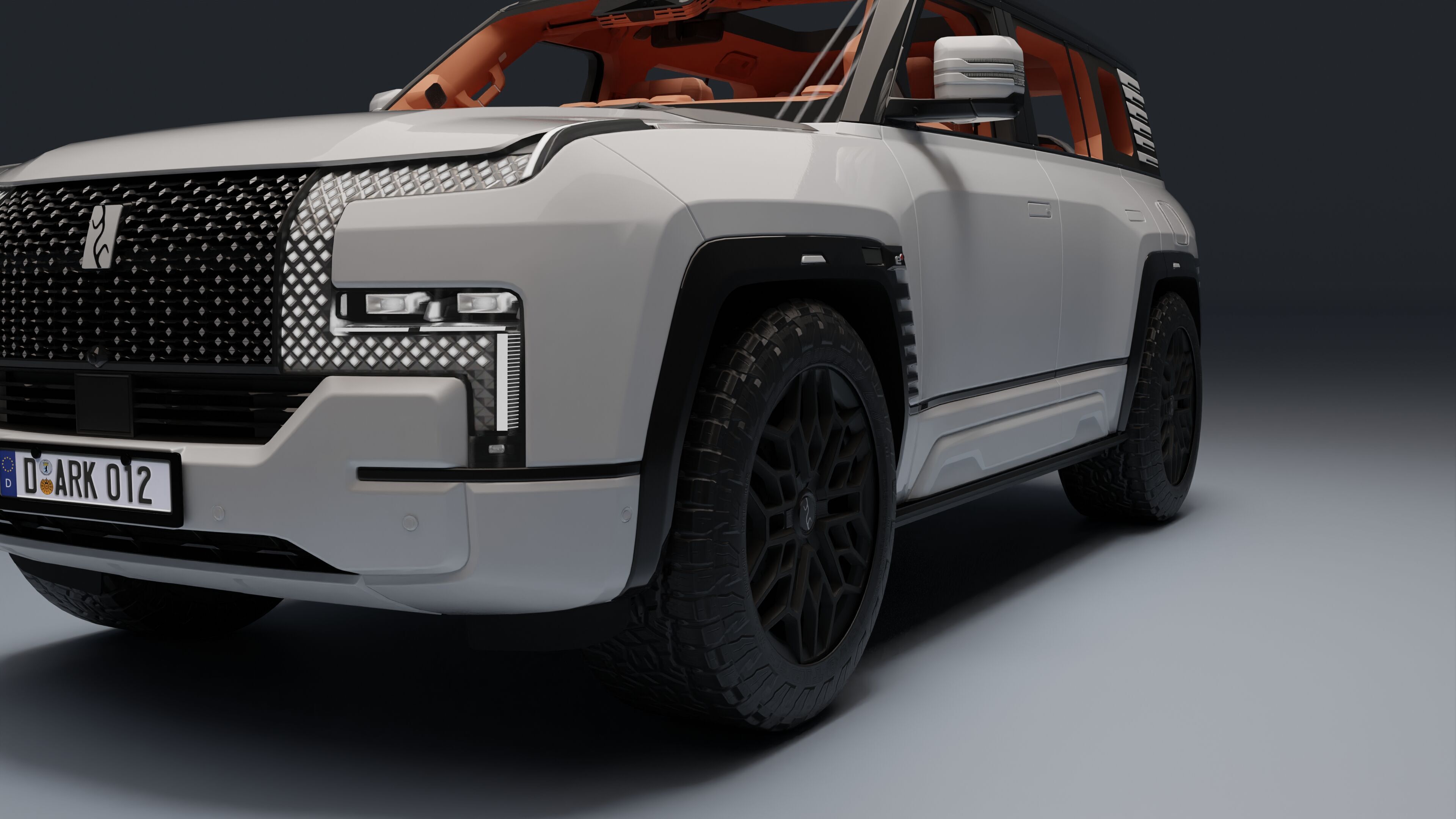 Yangwang U8 Low-poly 3D model_26