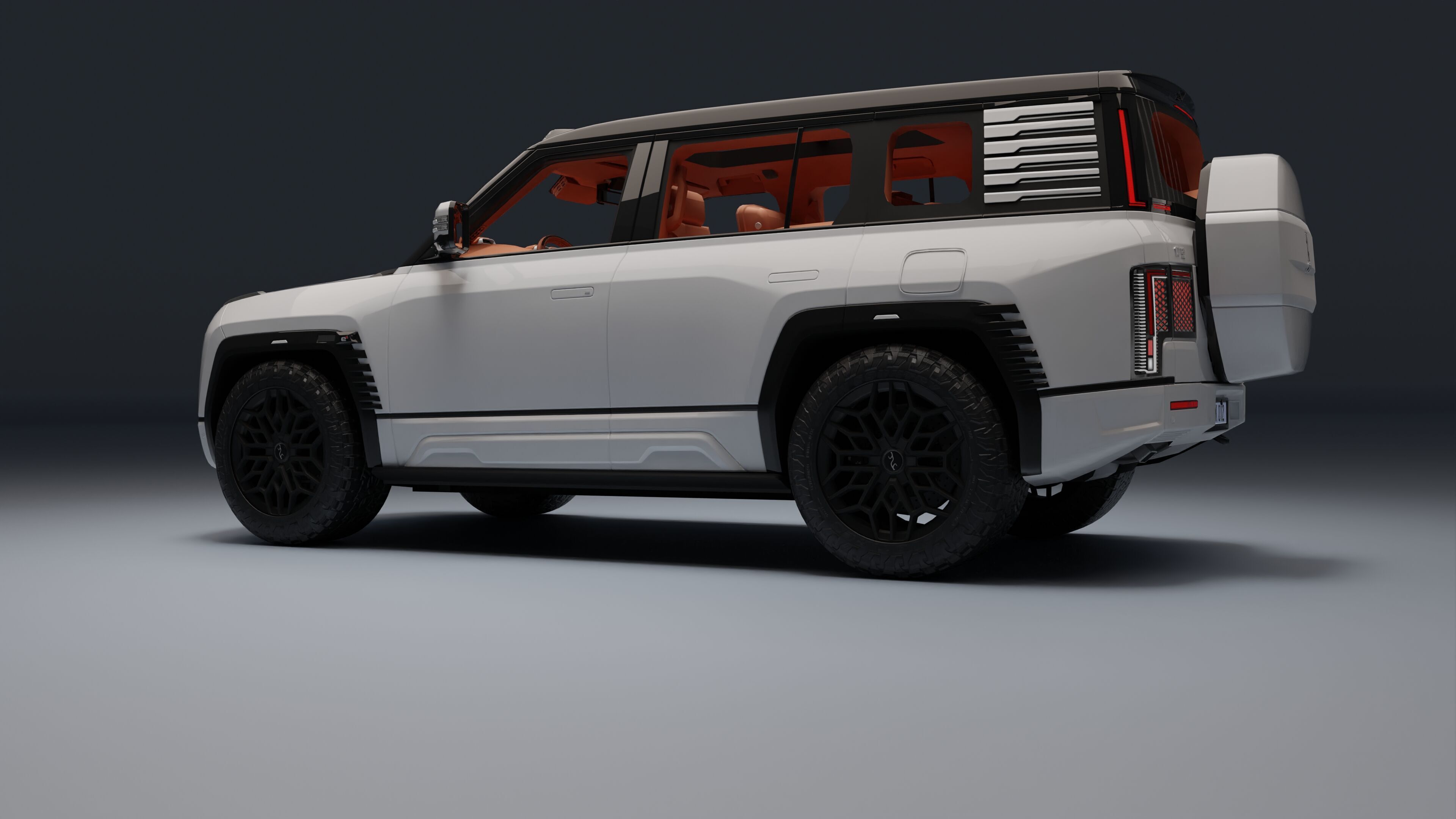 Yangwang U8 Low-poly 3D model_11